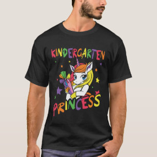 Camiseta Princesa de kindergarten, Chica de Unicornio de vu
