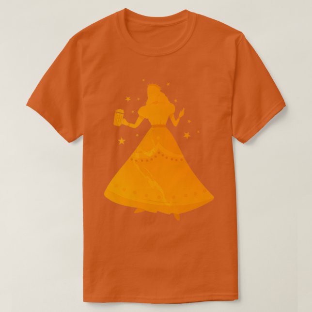 Camiseta Princesa de la cerveza (Diseño del anverso)