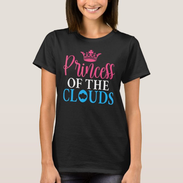 Camiseta Princesa De La Meteorología De Las Clouds Clima (Anverso)