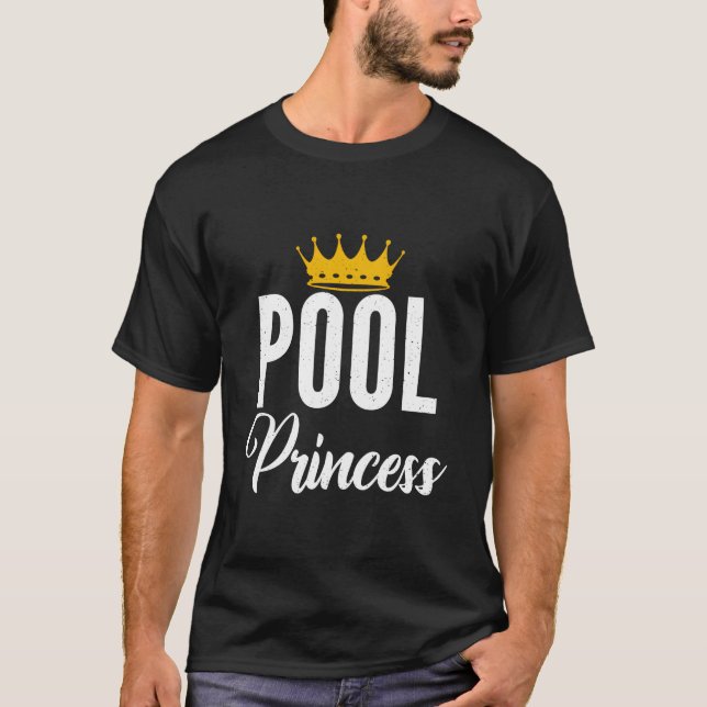 Camiseta Princesa de la Piscina Billar Princesa (Anverso)