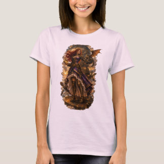 Camiseta Princesa de la Torre del Reloj y Dragón Mecánico S