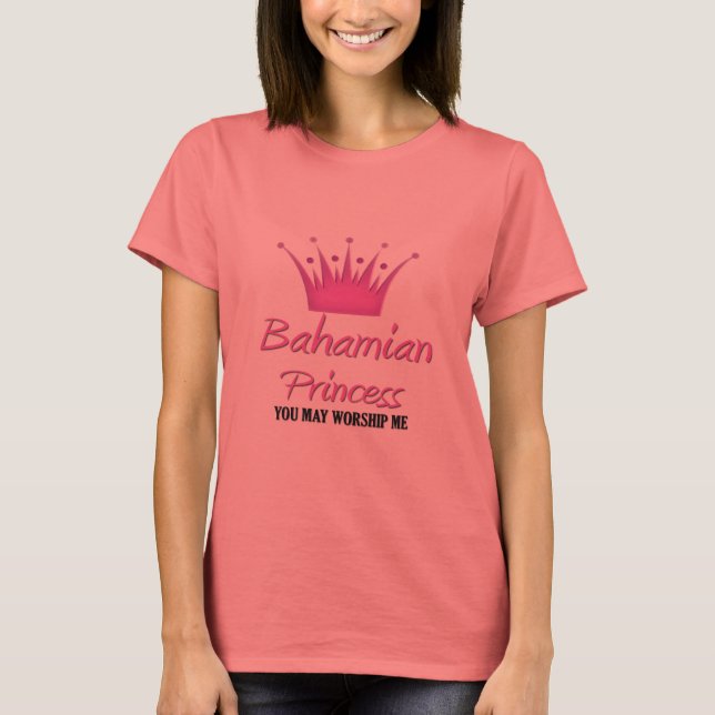 Camiseta Princesa de las Bahamas (Anverso)