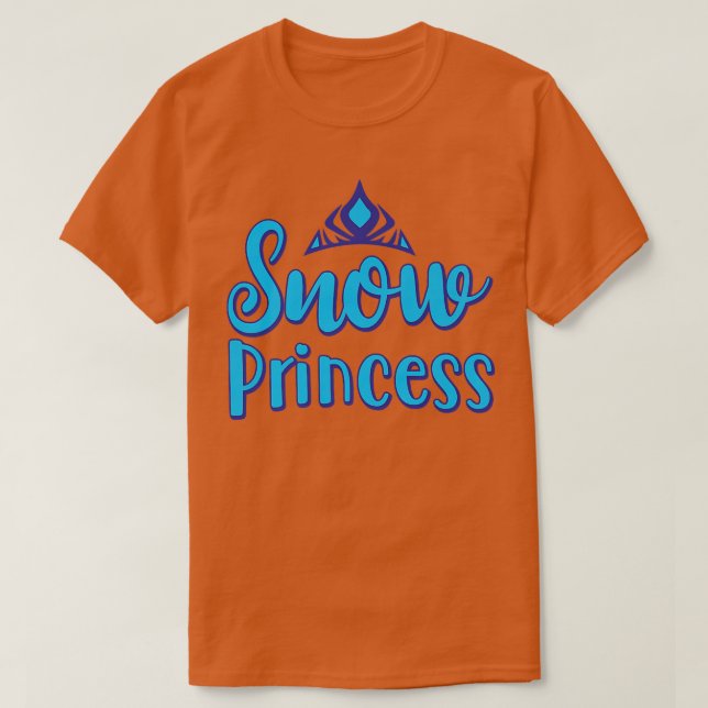 Camiseta Princesa de Nieve: el mejor regalo para los fans d (Diseño del anverso)