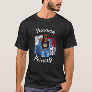 Camiseta Princesa de Panamá, mujer negra panameña africana