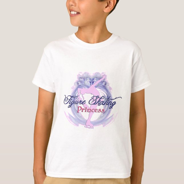 Camiseta Princesa de patinaje artístico (Anverso)