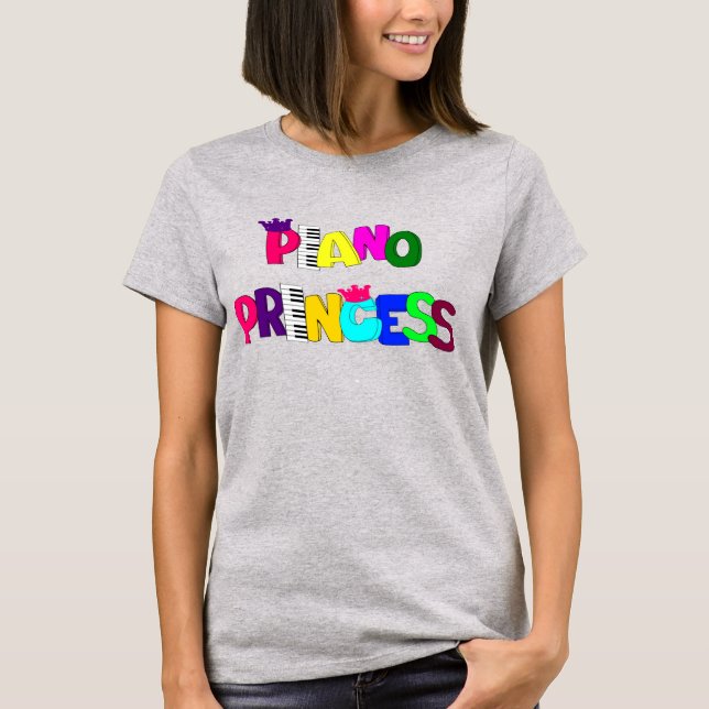 Camiseta Princesa de Piano (Anverso)
