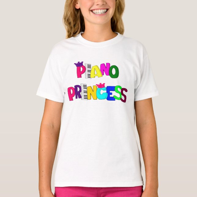 Camiseta Princesa de Piano (Anverso)