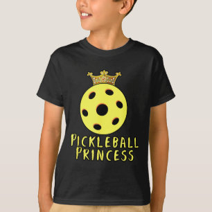 Camiseta princesa de pickleball pelota de pickleball linda