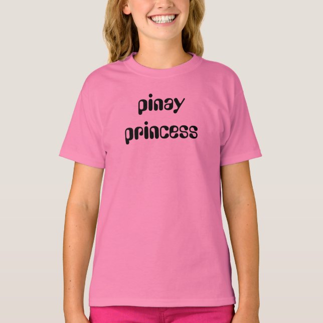 Camiseta princesa de pinay (Anverso)