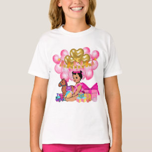 Camiseta Princesa de rosa