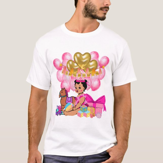 Camiseta Princesa de rosa (Anverso)