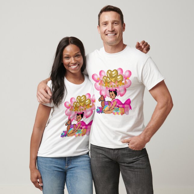 Camiseta Princesa de rosa (Unisexo)