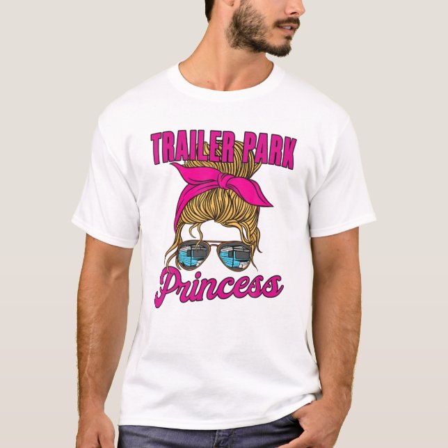 Camiseta Princesa de Trailer Park - Graciosa Camper Chica S (Anverso)
