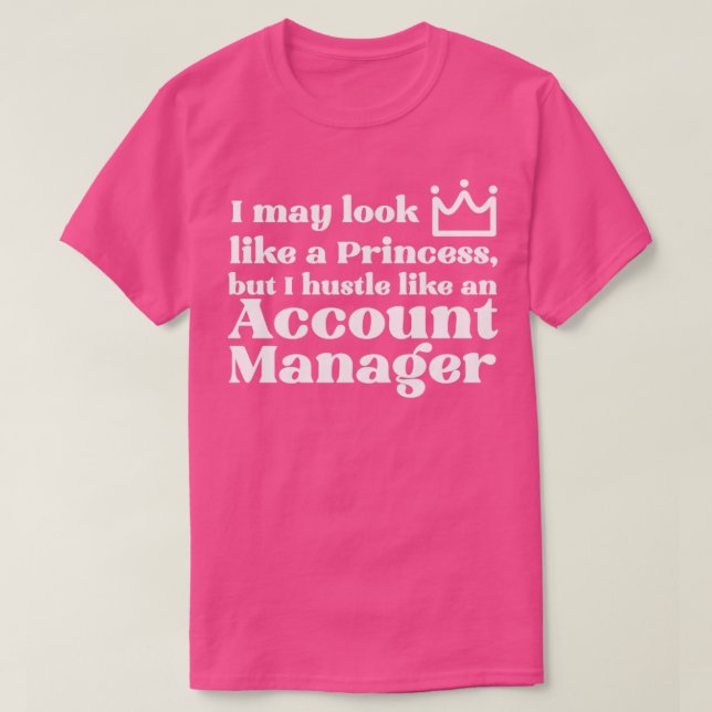 Camiseta Princesa del administrador de cuentas (Diseño del anverso)