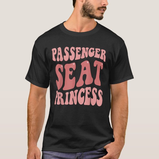 Camiseta Princesa del asiento del acompañante Groovy Gracio (Anverso)