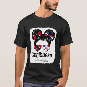Camiseta Princesa del Caribe Trinidad Tobago y Mezcla Domin