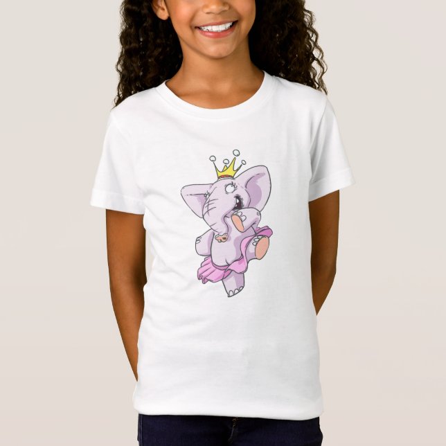 Camiseta Princesa del elefante del baile (Anverso)