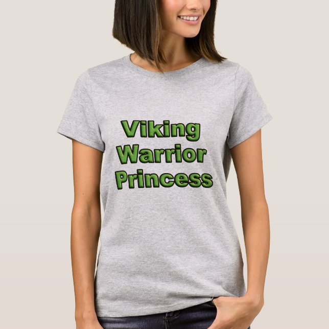 Camiseta Princesa del guerrero de Viking (Anverso)