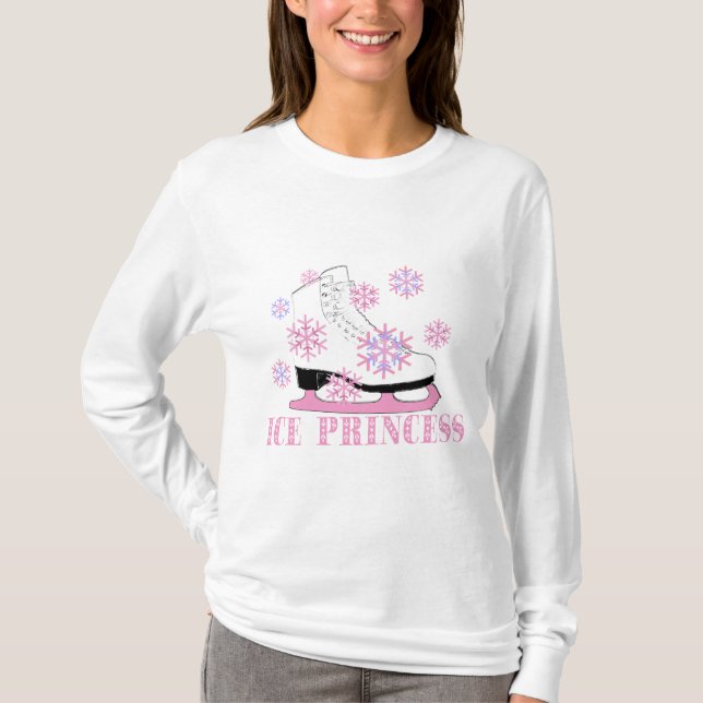Camiseta Princesa del Hielo Patinaje (Anverso)