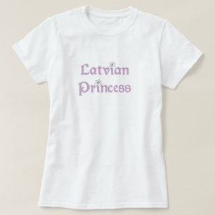 Camiseta Princesa del Latvian de las margaritas