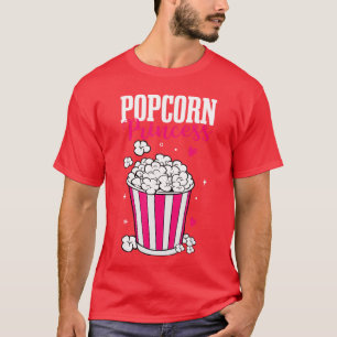 Camiseta Princesa del palomitas de maíz Mujeres Lindo Noche