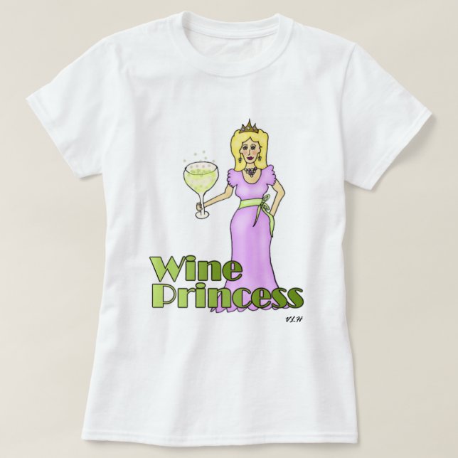 Camiseta Princesa del vino (Diseño del anverso)