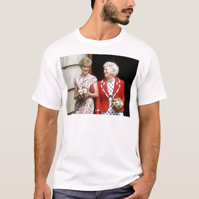 Camiseta Princesa Diana-Barbara Bush (Anverso)