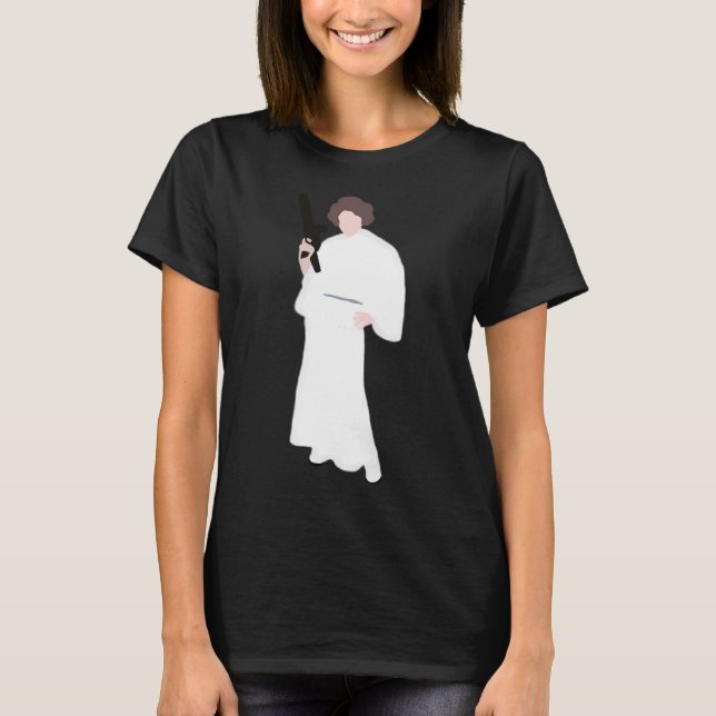 Camiseta princesa dura (Anverso)