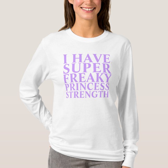 CAMISETA PRINCESA EXTRAÑA ESTUPENDA STRENGTH (Anverso)