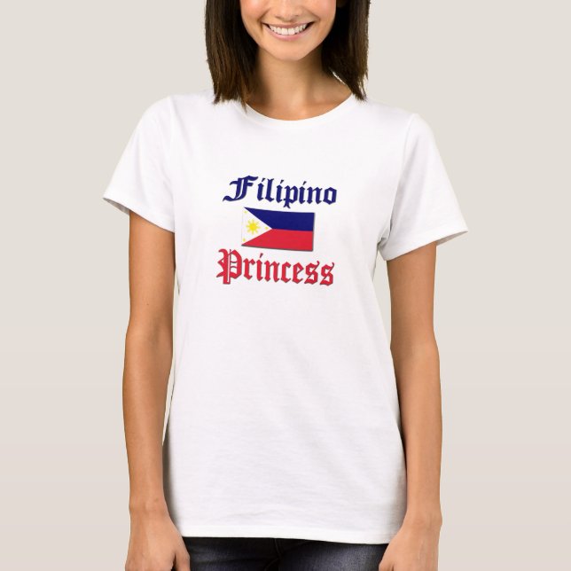 Camiseta Princesa filipina (Anverso)