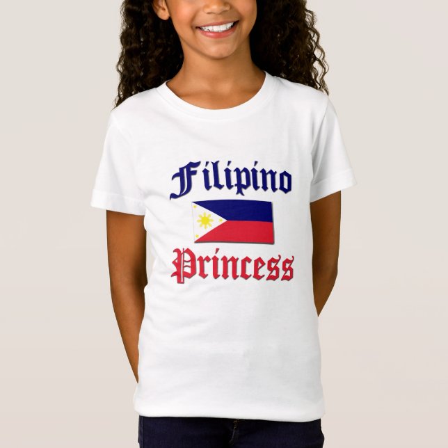 Camiseta Princesa filipina (Anverso)