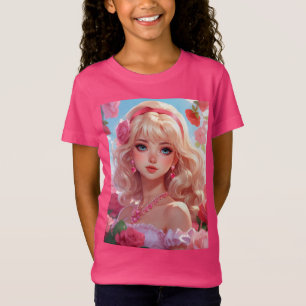 Camiseta princesa flor