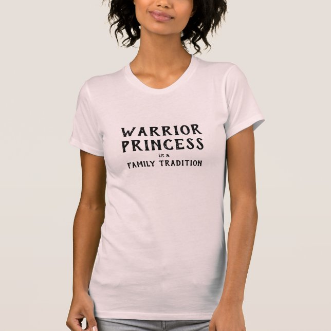 Camiseta Princesa guerrera (Anverso)