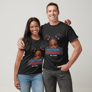 Camiseta Princesa haitiana por el Día de la Bandera America