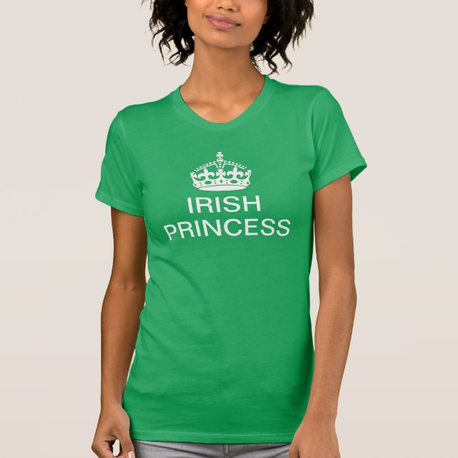 Camiseta Princesa irlandesa en el verde de Kelly (Anverso)