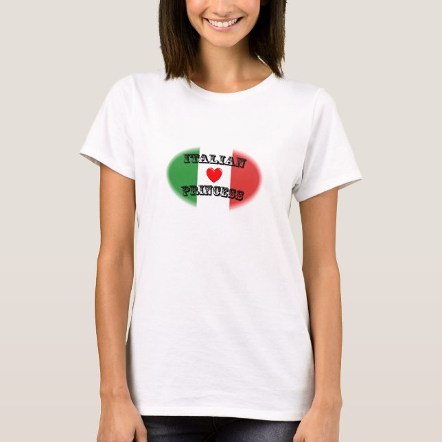 Camiseta Princesa italiana T-shirt (Anverso)