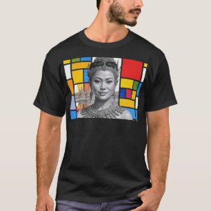 Camiseta Princesa Khmer Con Angkor Wat
