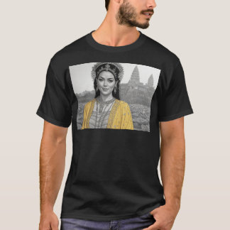 Camiseta Princesa Khmer Gracing Angkor Wat