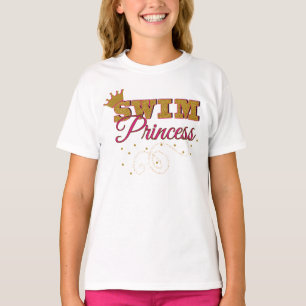 Camiseta Princesa Kids T-Shirt de la nadada