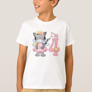 Camiseta Princesa Kitty 4 cumpleaños