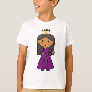 Camiseta Princesa linda del clip art del dibujo animado con