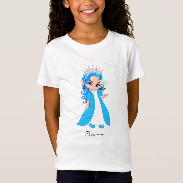 Camiseta Princesa Linda & Estrellas (Anverso)