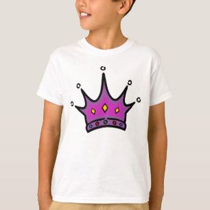 Camiseta Princesa linda Tiara T-Shirt
