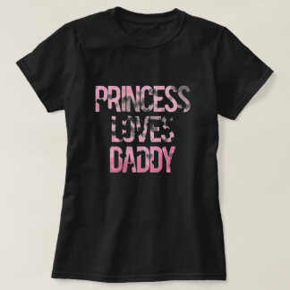 Camiseta Princesa Loves Daddy Shirt