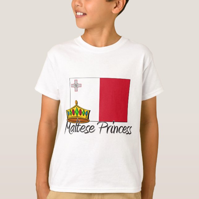 Camiseta Princesa maltesa (Anverso)