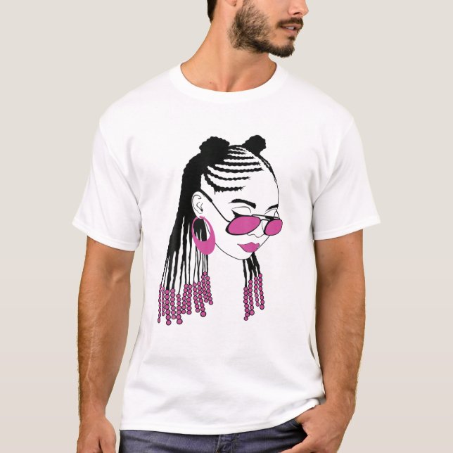 Camiseta Princesa Melanin Damas Afroamericanas Que Negra (Anverso)