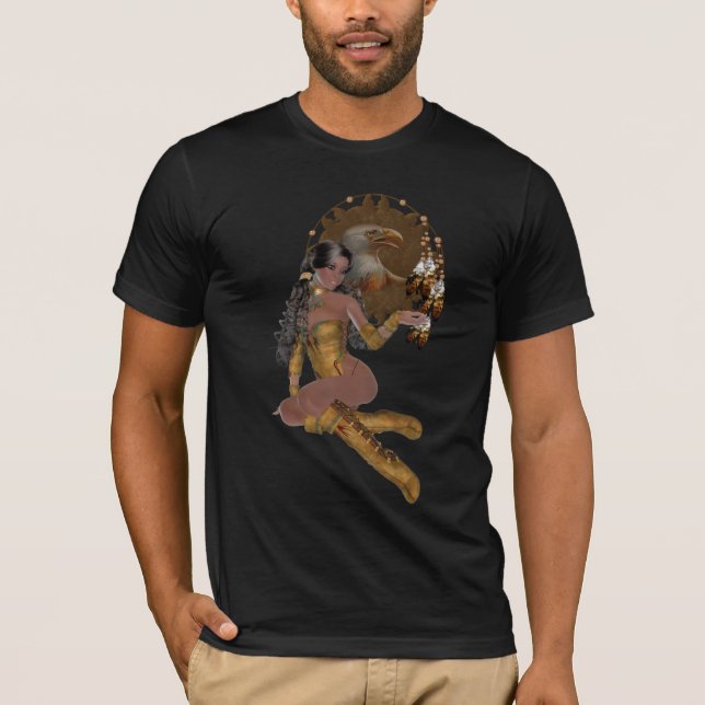 Camiseta Princesa nativa americana Mandala Shirt (Anverso)