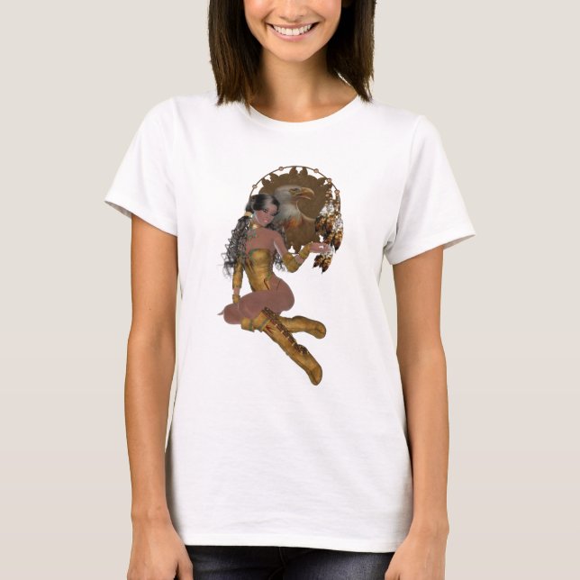 Camiseta Princesa nativa americana Mandala Shirt (Anverso)