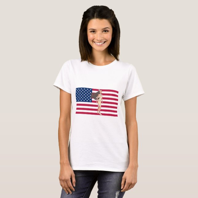Camiseta Princesa Nativa Estadounidense (Anverso completo)