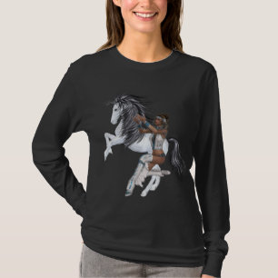 Camiseta Princesa nativa y camisas Stallion